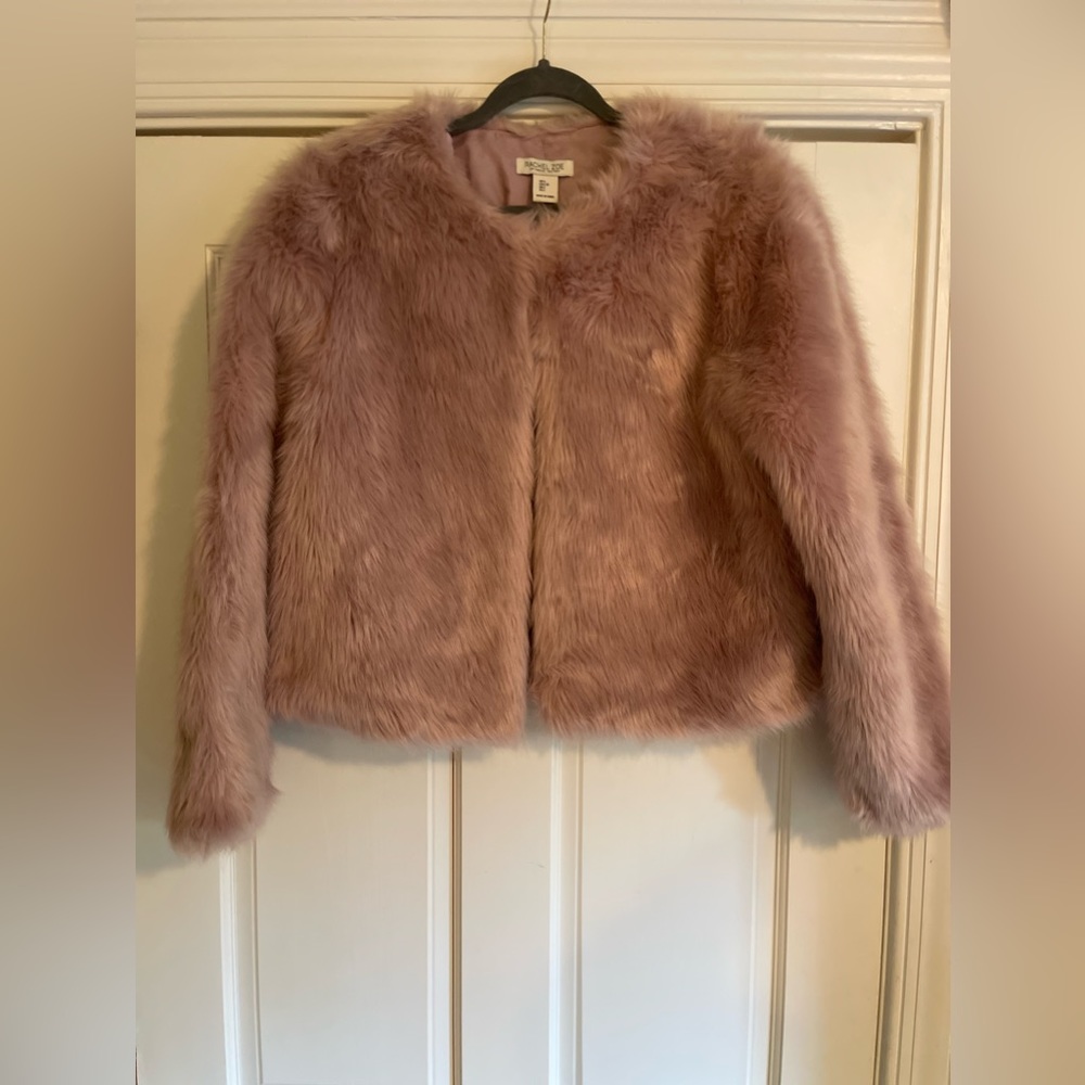 Lilac Rachel Zoe Faux Fur Coat